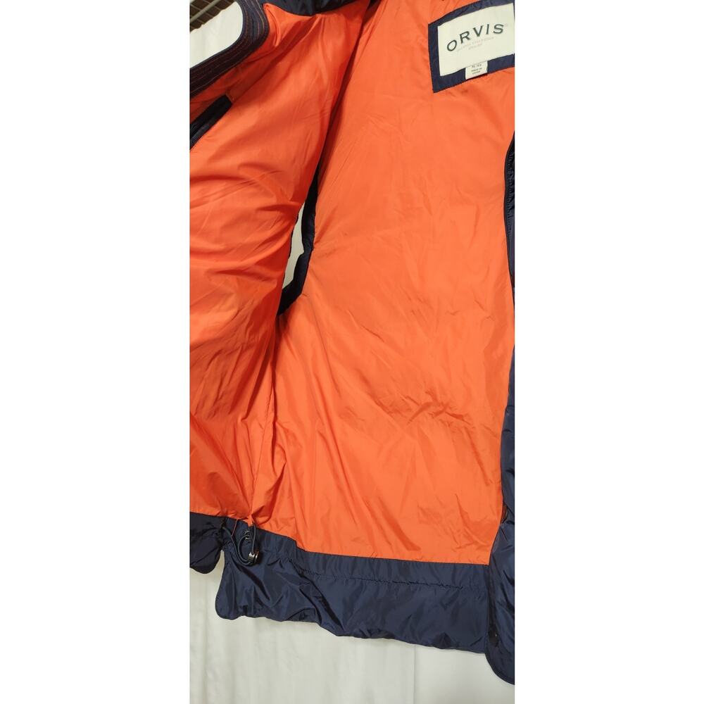 Orvis Essex Duck Down Puffer Vest Mens XL EUC Full Zip Pockets Sleeveless Jacket - Picture 5 of 13